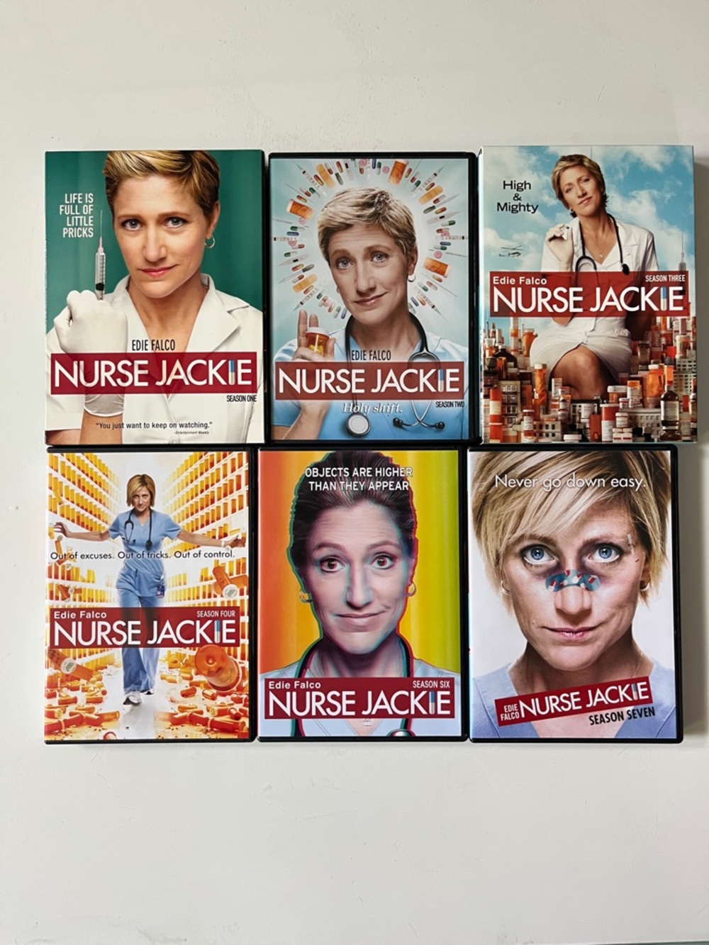 Nurse Jackie DVD Season Box Set - Seasons 1,2,3,4,6,7